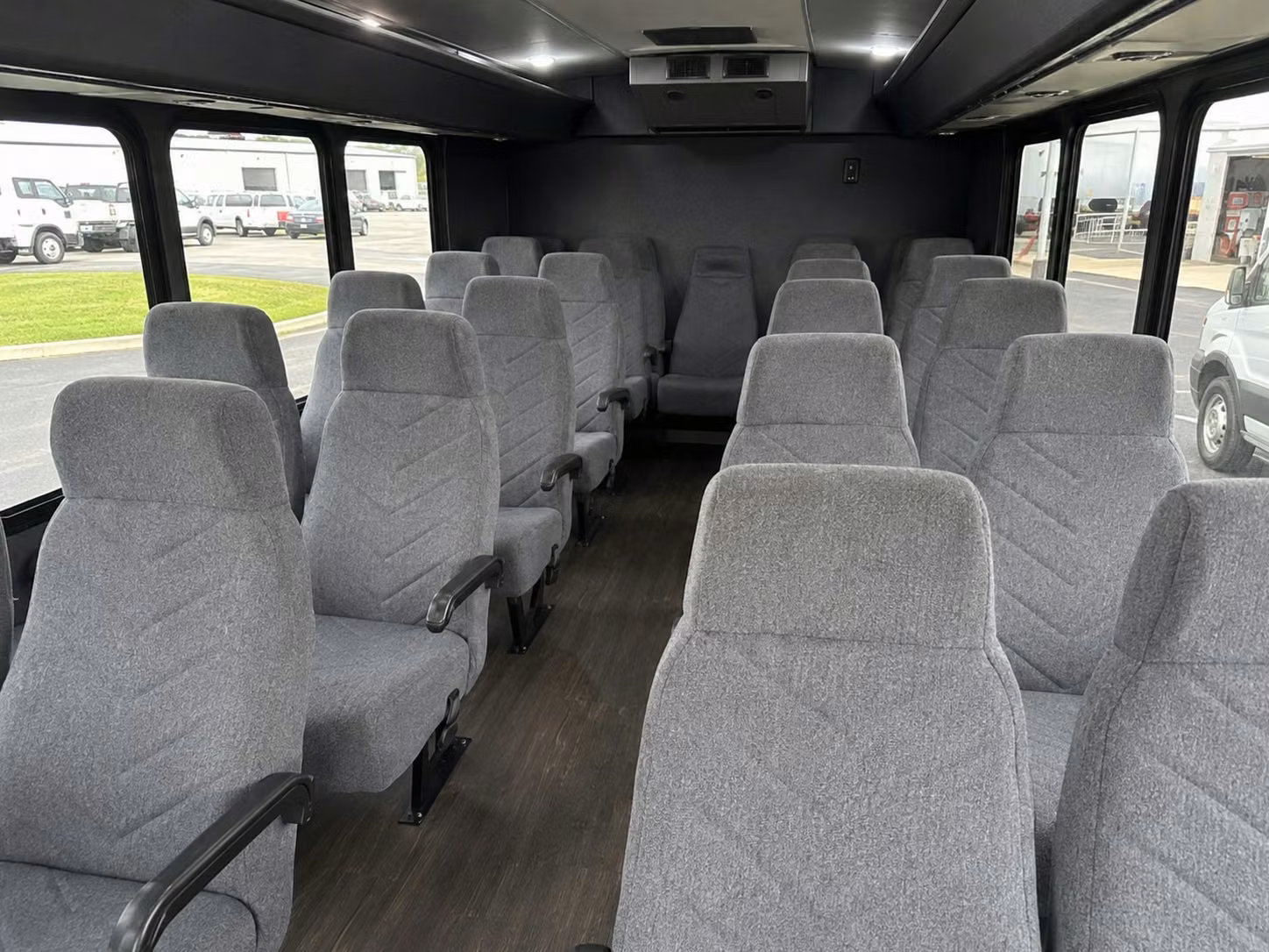 15 passenger minibus interior