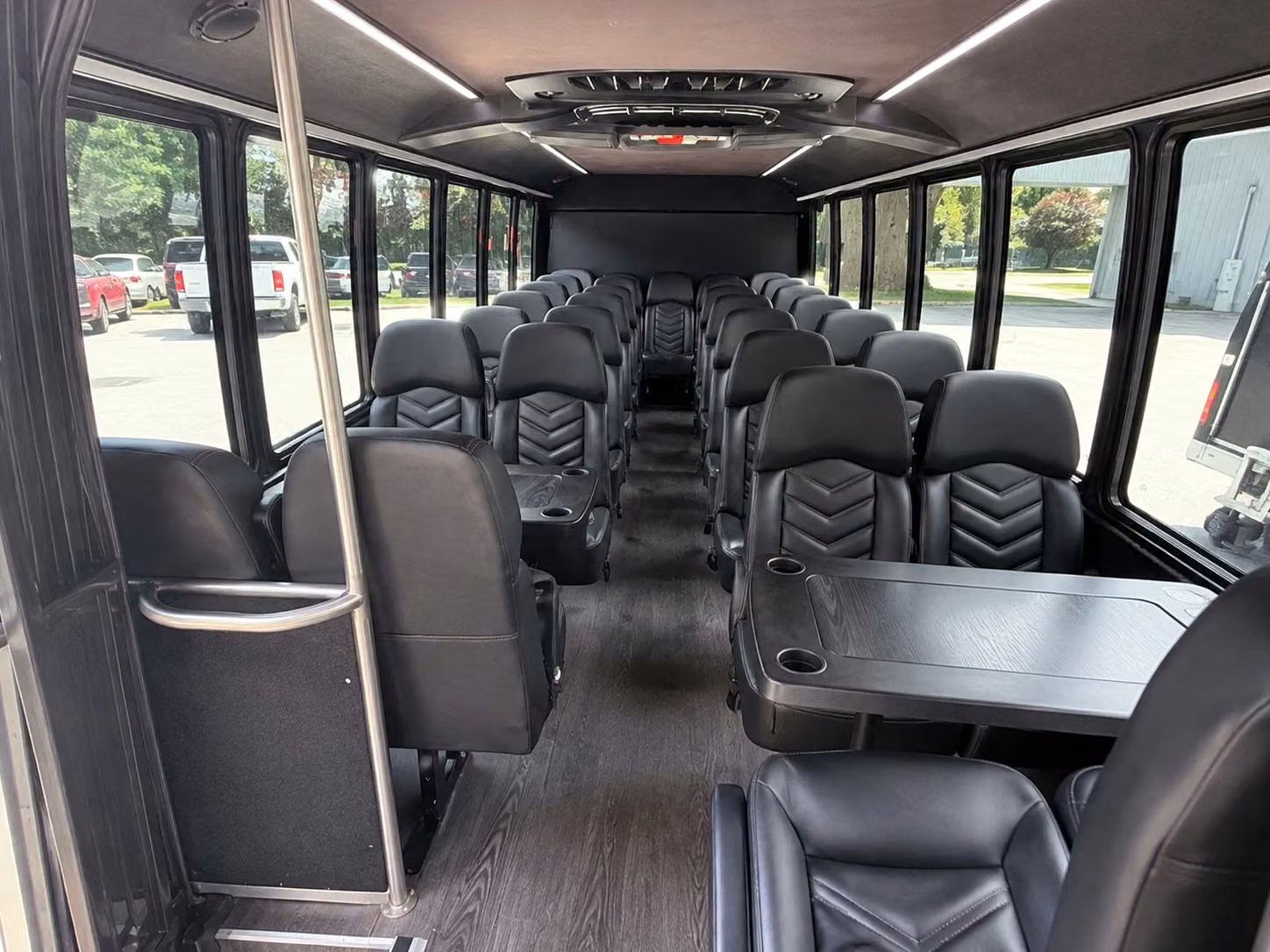 18 passenger minibus inside