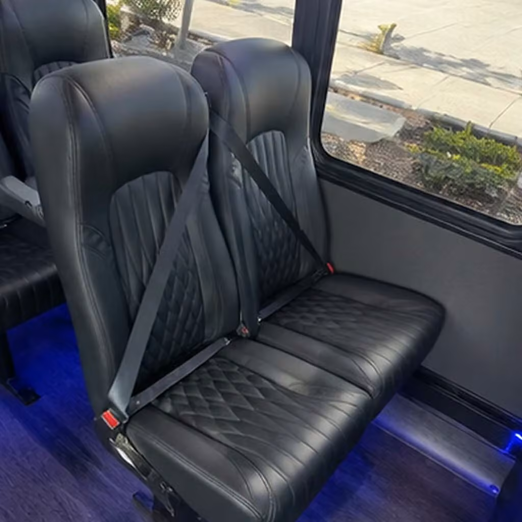 25 passenger minibus interior