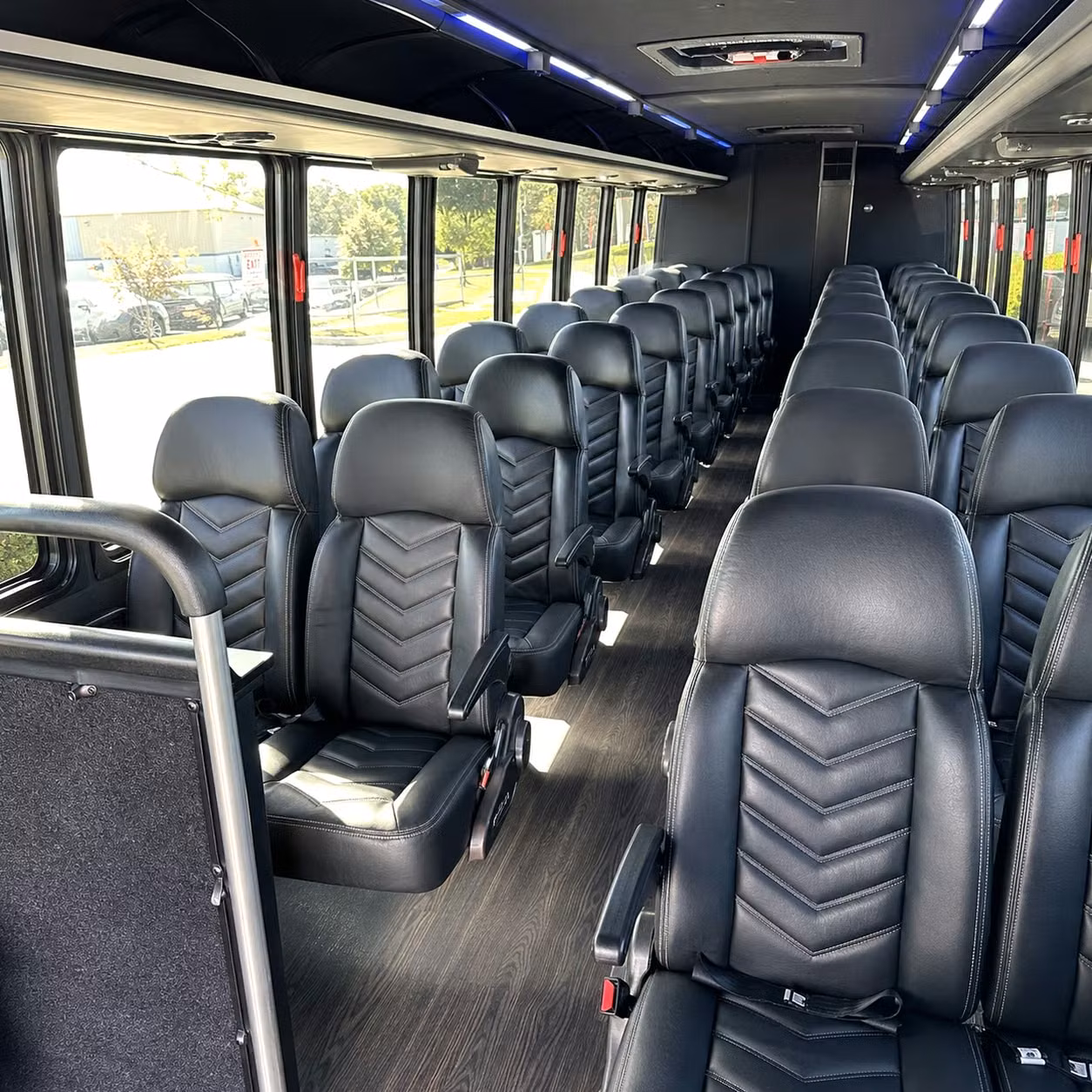 28 passenger minibus inside