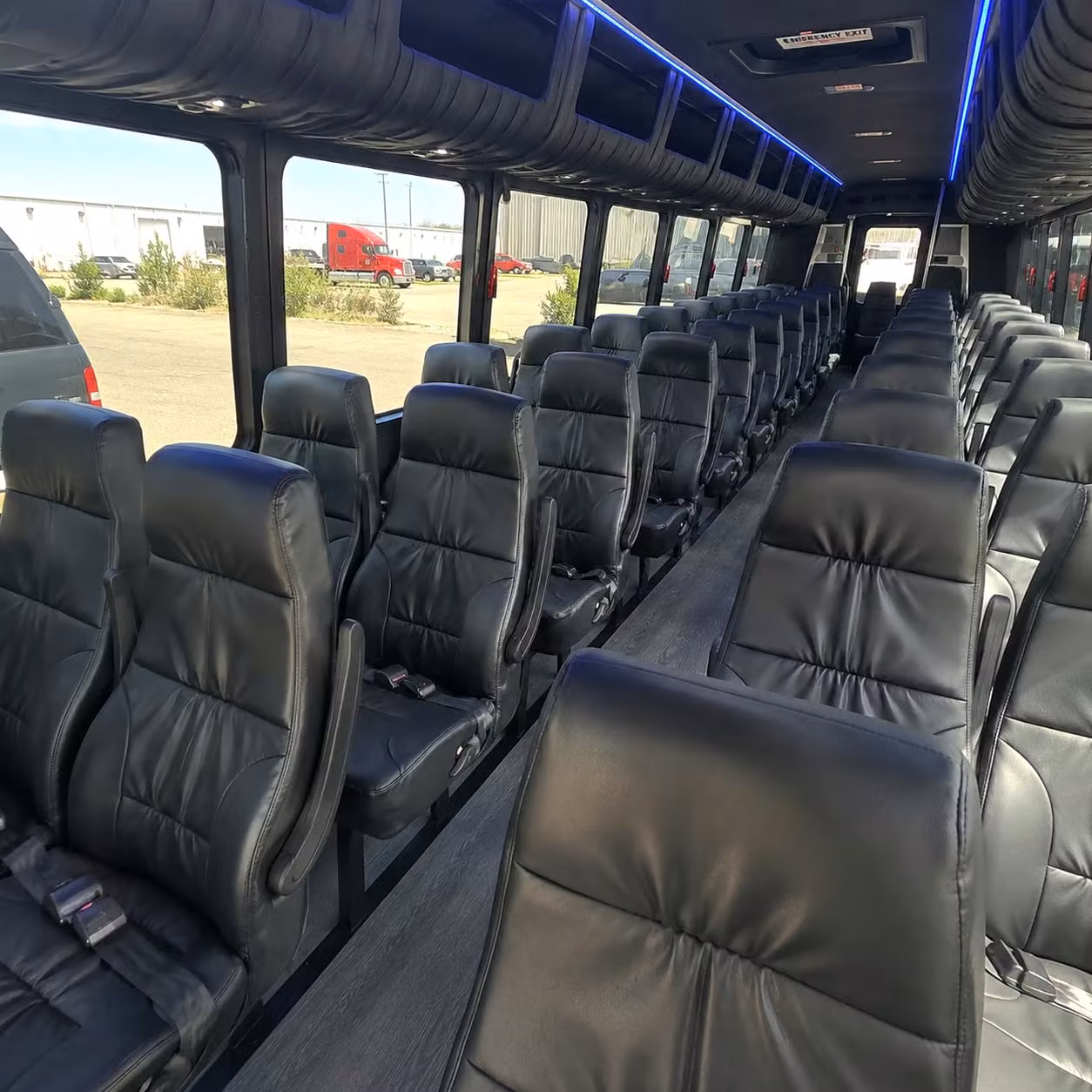 30 passenger minibus inside