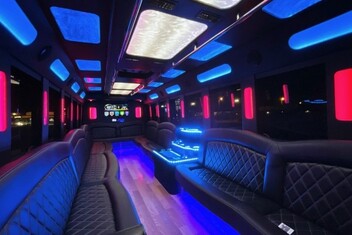 West Covina Limousine Bus Interior