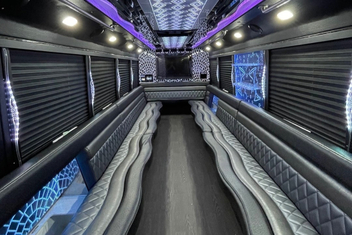 West Covina Party Bus Interior