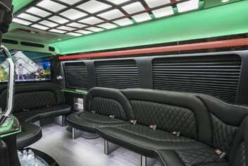 West Covina Sprinter Party Bus Interior